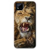 Realme C11 King Lion Baskılı Uyumlu Silikon Kılıf