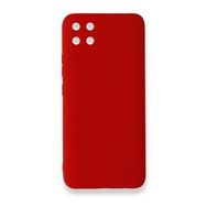 Realme C11 Nano İçi Kadife Silikon Kırmızı Kılıf