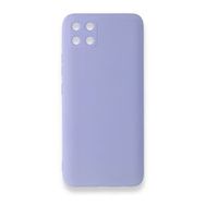Realme C11 Nano İçi Kadife Silikon Lila Kılıf