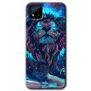 Realme C11 Neon Aslan Baskılı Uyumlu Silikon Kılıf