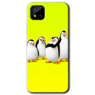 Realme C11 Penguenler Baskılı Uyumlu Silikon Kılıf