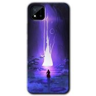 Realme C11 Wanderer Silhouette Baskılı Uyumlu Silikon Kılıf