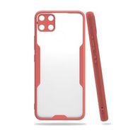 Realme C15 Platin Silikon Pembe Kılıf