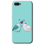 Realme C2 Mutlu Kuşlar Baskılı Uyumlu Silikon Kılıf