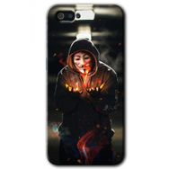 Realme C2 V for Fire Baskılı Uyumlu Silikon Kılıf