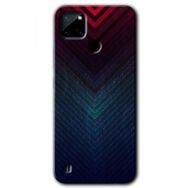 Realme C21 Abstract 4 Baskılı Uyumlu Silikon Kılıf