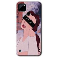 Realme C21 Bad Girl Baskılı Uyumlu Silikon Kılıf
