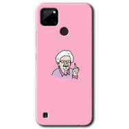 Realme C21 Bad Grandmother Baskılı Uyumlu Silikon Kılıf