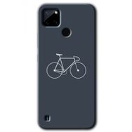 Realme C21 Bike Baskılı Uyumlu Silikon Kılıf