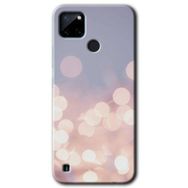 Realme C21 Blur Lights Baskılı Uyumlu Silikon Kılıf