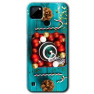 Realme C21 Christmas Baskılı Uyumlu Silikon Kılıf