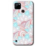 Realme C21 Çin Mandala 1 Baskılı Uyumlu Silikon Kılıf