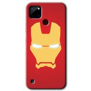 Realme C21 İronMan Baskılı Uyumlu Silikon Kılıf