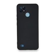 Realme C21 Nano İçi Kadife Silikon Lacivert Kılıf