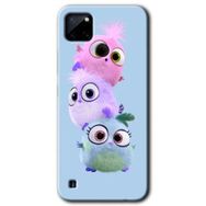 Realme C21 Puffy Baskılı Uyumlu Silikon Kılıf