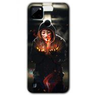 Realme C21 V for Fire Baskılı Uyumlu Silikon Kılıf