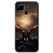 Realme C21 Wings of Power Baskılı Uyumlu Silikon Kılıf