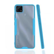 Realme C25 Platin Silikon Mavi Kılıf