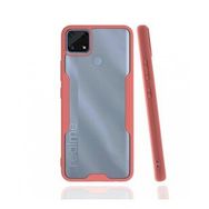 Realme C25 Platin Silikon Pembe Kılıf
