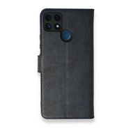 Realme C25 Trend S Plus Kapaklı Lacivert Kılıf