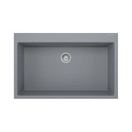 RealStone K003 Didyma 58 76.5x50 cm Tezgah Üstü Gri Granit Eviye