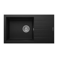 RealStone P010 Assos 76 Xl Siyah Granit 76X43.5 cm Mutfak Eviyesi