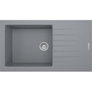 RealStone P011 Assos 86 XL 86x43.5 cm Tezgah Üstü Gri Granit Eviye
