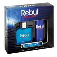 Rebul Men Sport EDT 100 ml Erkek Parfümü + 150 ml Sprey Deodorant Seti
