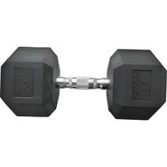 Rebuwo Hex Dambıl Kauçuk Altıgen Dambıl Hex Dumbbell 27.5 KG 1 Adet