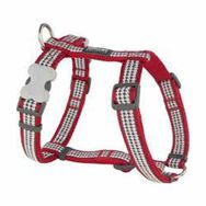 Red Dingo Kırmızı 12 mm Fang It Desenli Köpek Göğüs Tasması