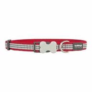Red Dingo Kırmızı 25 mm Fang It Desenli Köpek Boyun Tasması