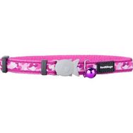 Red Dingo Reddingo Kamuflaj Pembe 12 mm / 20-32 cm Kedi Boyun Tasması