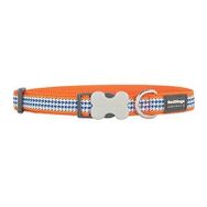 Red Dingo Turuncu 20 mm Fang It Desenli Köpek Boyun Tasması