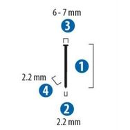 Red Hit ST18 18 mm 1000 Adet Zımba Çivisi