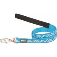 Reddingo 15 mm Flanno Desenli Turkuaz Uzatma Köpek Tasması