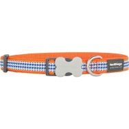 Reddingo Fang it Desenli 20 mm Turuncu Köpek Boyun Tasması