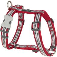 Reddingo Fang It Desenli Kırmızı 20 mm Köpek Göğüs Tasması