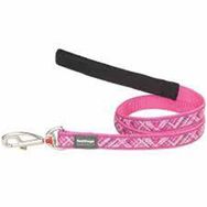 Reddingo Flanno Desenli 25 mm Pembe Uzatma Köpek Tasması