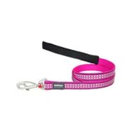 Reddingo Fosforlu Kemik Desenli 15 Mm Pembe Uzatma Köpek Tasması
