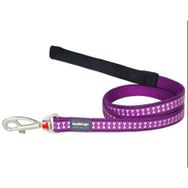 Reddingo Fosforlu Kemik Desenli Mor Uzatma 25 mm Köpek Tasması