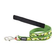 Reddingo Kamuflaj Yeşil 25 mm 1.2 mt Köpek Uzatma Tasması