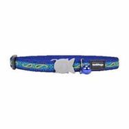 Reddingo Paisley Desenli 12 Mm Lacivert Kedi Boyun Tasması