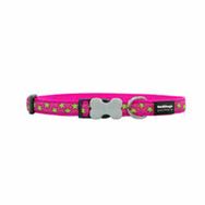 Reddingo Pembe Üzerine Lime Yıldızlı 12 mm Köpek Boyun Tasması