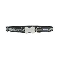 Reddingo Zincir Desenli Siyah 20 mm Köpek Boyun Tasması
