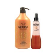 Redist Argan Yağlı 1000 ml Saç Bakım Şampuanı + Argan Yağlı 400 ml Fön Suyu