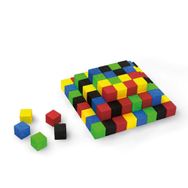 Redka /KumToys Redka Ahşap Renkli Birim Küpleri 100prç
