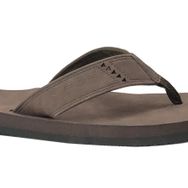 REDVOLUTION Flip Flop Patter Gravür Şık Kahverengi-0270 Erkek Sandalet