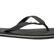 REDVOLUTION Flip Flop Patter Gravür Şık Siyah-323 Erkek Sandalet