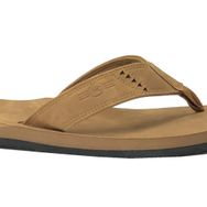 REDVOLUTION Flip Flop Patter Gravür Şık Taba-0270 Erkek Sandalet