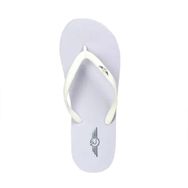 REDVOLUTION Flip Flop Rhinestone Yumuşak Orta Taban Tahiti Beyaz Kadın Sandalet